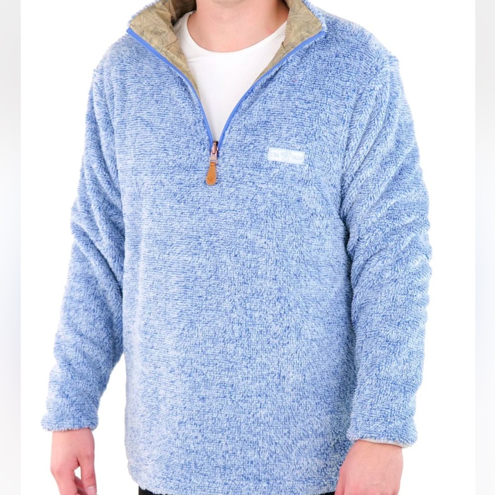 USA Palm Reversible Light Sherpa 1/4 Zip